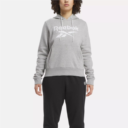 Reebok identity big logo fleece hoodie