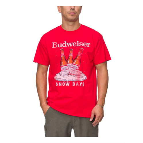 Junk Food budweiser mens cotton crewneck graphic t-shirt