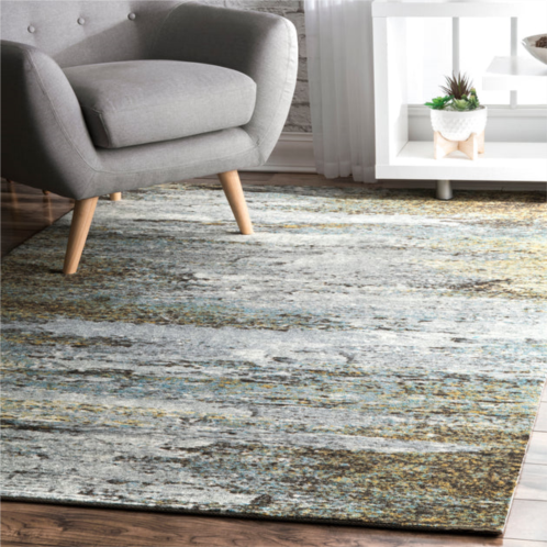 NuLOOM multi contemporary mystique abstract ombre rainfall area rug