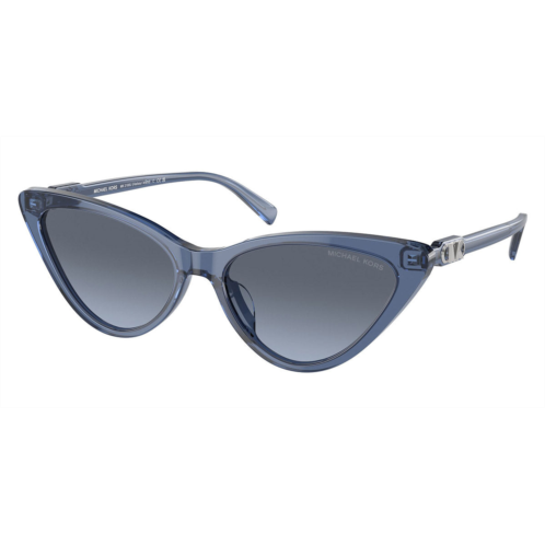 Michael Kors womens harbour island 56mm blue sunglasses mk2195u-39568f-56