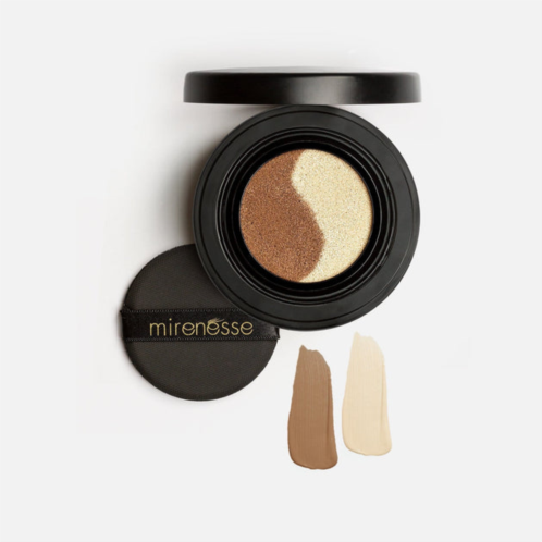 Mirenesse instant tanning gel- 10 collagen face glow cushion compact bronzer
