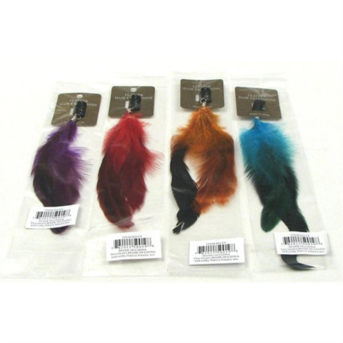 IWGAC 0126-f9 small feather hair extension assorted
