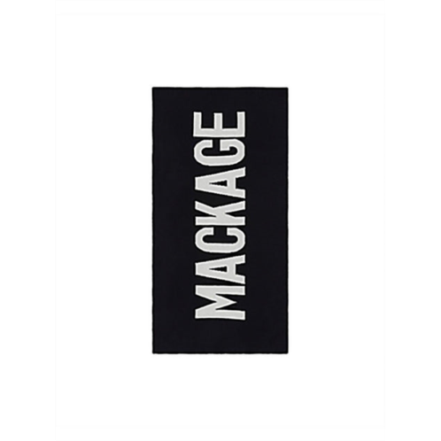 Mackage womens two-tone graphic winter scarf