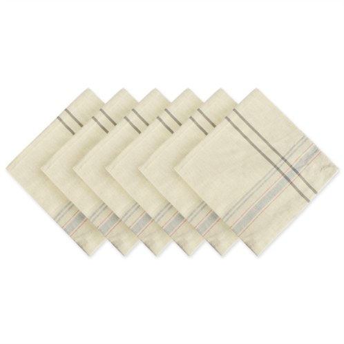 DII french stripe napkin (set of 6)