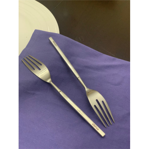 Vibhsa modern stainless steel salad fork set of 6