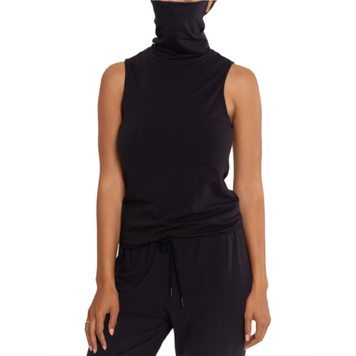 B&A by Betsy and Adam womens knit attached mask tank top