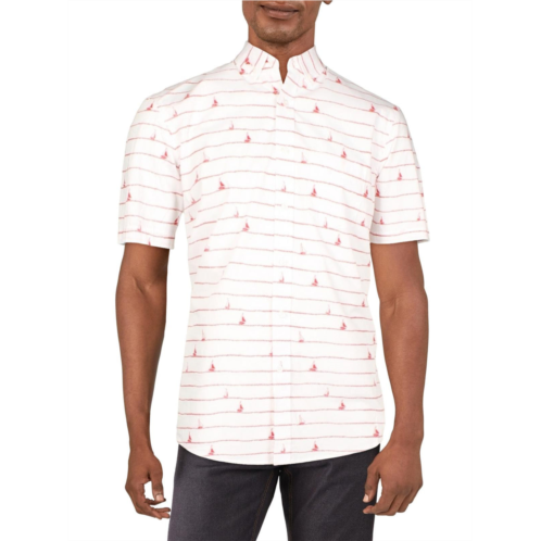Club Room mens collared cotton button-down shirt