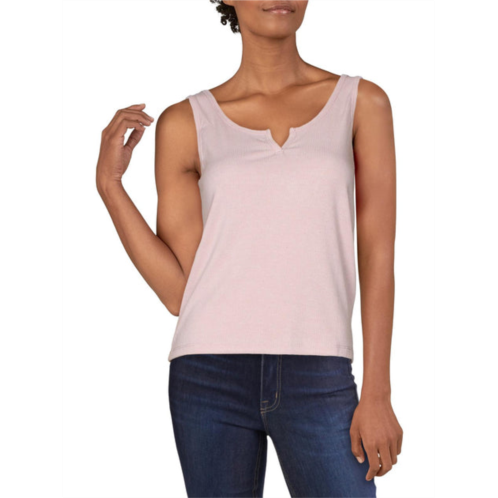 Hippie Rose juniors womens ribbed notched neck tank top