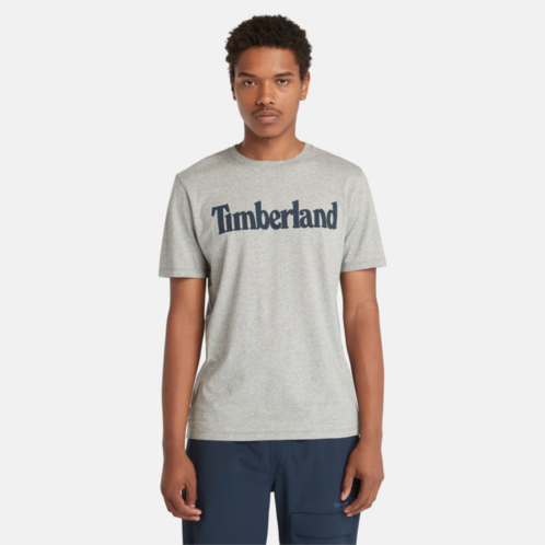 Timberland mens linear-logo t-shirt