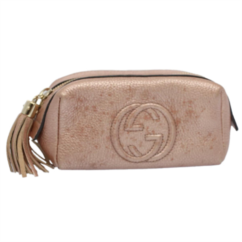 Gucci soho leather clutch bag (pre-owned)