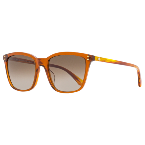Kate Spade womens square sunglasses pavia 09qha brown 55mm