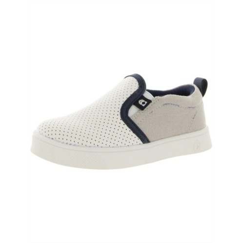 Oomphies rascal ii boys faux leather perforated slip-on shoes