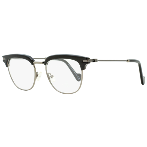 Moncler unisex eyeglasses ml5021 001 black/gunmetal 49mm