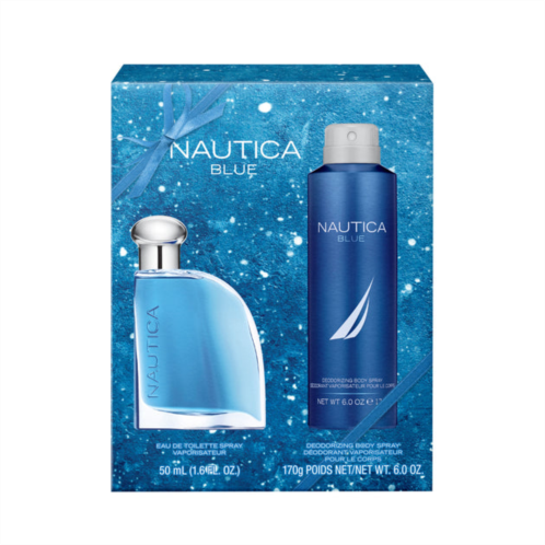 Nautica mens blue fragrance gift set