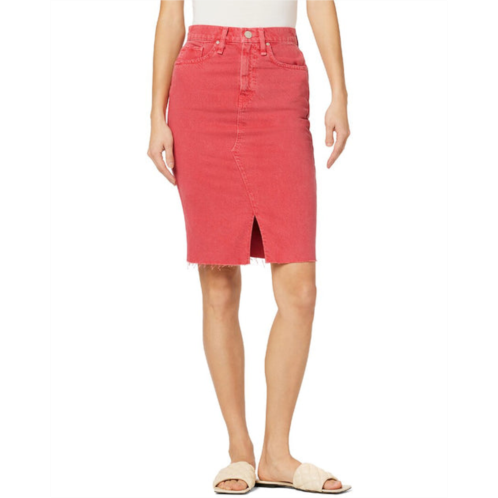 HUDSON Jeans reconstructed dist party punch skirt