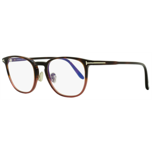 Tom Ford mens blue block eyeglasses tf5700b 054 havana/burgundy 54mm