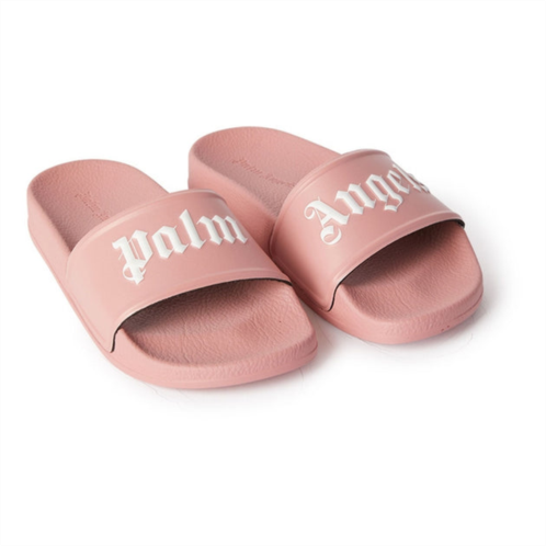 PALM ANGELS pink flat slides