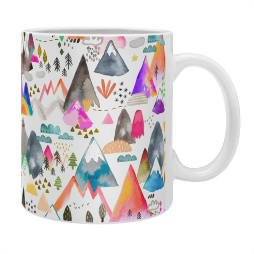 Deny Designs ninola design magical mountains simply modern coffee mug