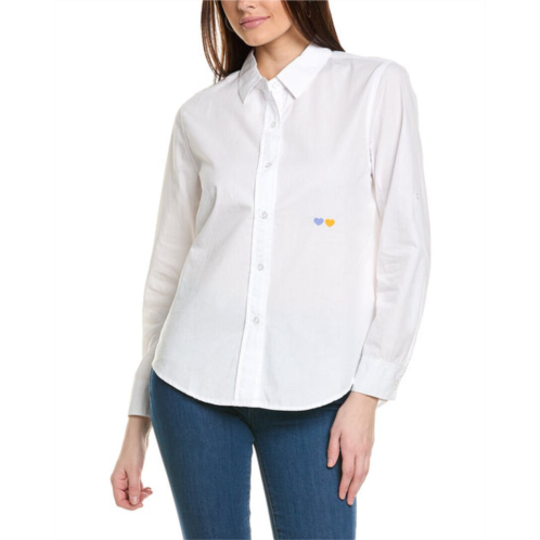 Monrow poplin button-down shirt