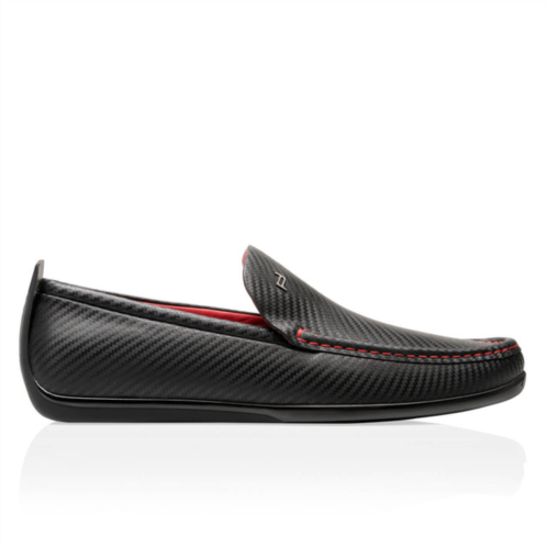 Porsche Design porsche beverly hills carbon design black-red moccasins