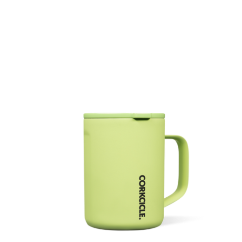 CORKCICLE 16oz citron neon lights coffee mug