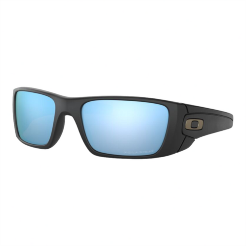 Oakley mens fuel cell 9096-d860 black frame polarized sunglasses