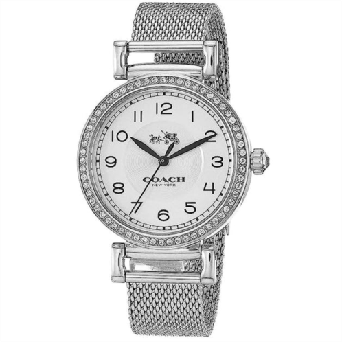 Coach womens madison fashion white dial watch