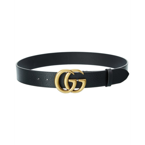 Gucci double g leather belt