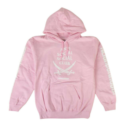 Anti Social Social Club mens x neighborhood 6ix hoodie sweatshirt - pink