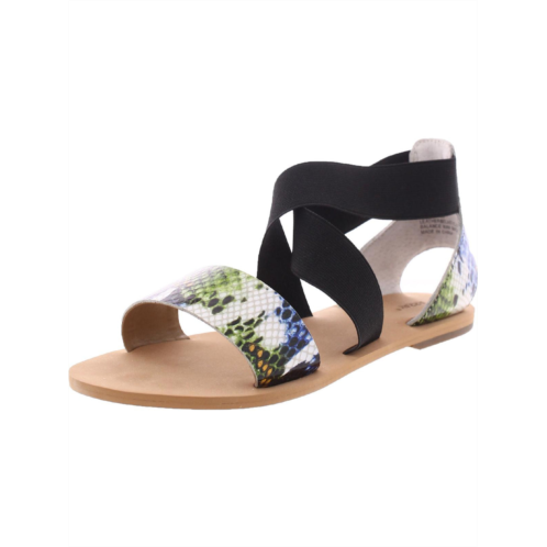 Array naples womens leather open toe flat sandals