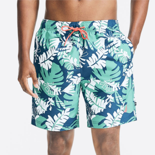 Nautica mens 8 big & tall sustainably crafted printed quick-dry swim