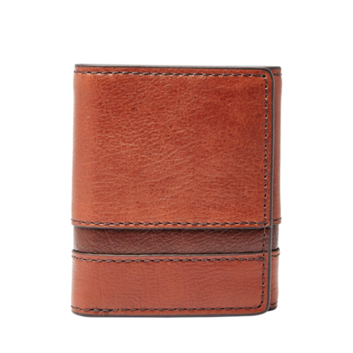 Fossil mens easton rfid leather trifold