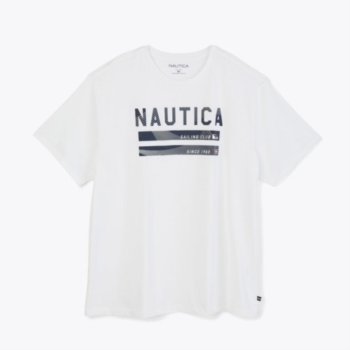 Nautica mens big & tall sustainably crafted sailing club graphic t-shirt