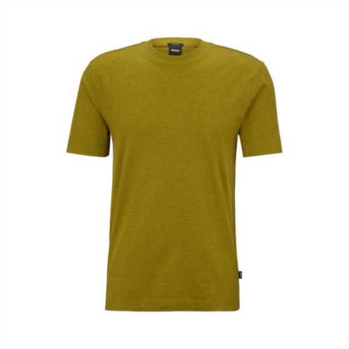 BOSS regular-fit t-shirt in mercerized moulin cotton
