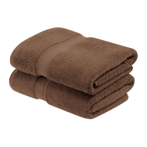 Superior solid egyptian cotton 2-piece bath towel set