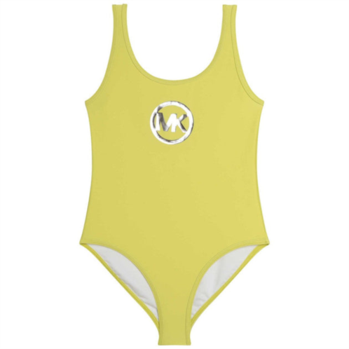 Michael Kors yellow logo swimsuit