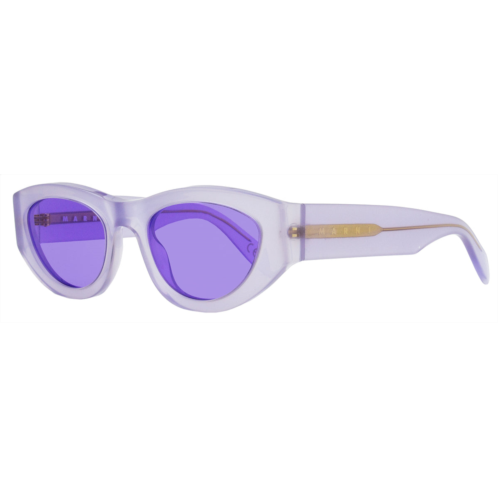 Marni womens cat eye sunglasses rainbow mountains uc1 purple 52mm