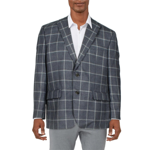 POLO Ralph Lauren mens wool blend window pane two-button blazer