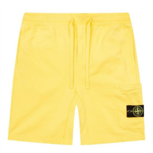 Stone Island yellow bermuda shorts