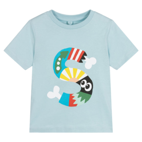 Stella McCartney blue s logo graphic t-shirt