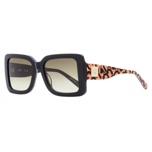 MCM womens rectangular sunglasses 711s 001 black 54mm