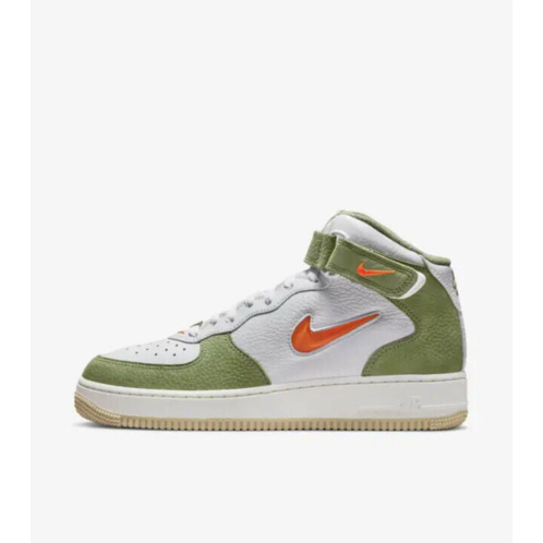 Nike air force 1 mid 07 dq3505-100 mens white/green skate sneaker shoes er908