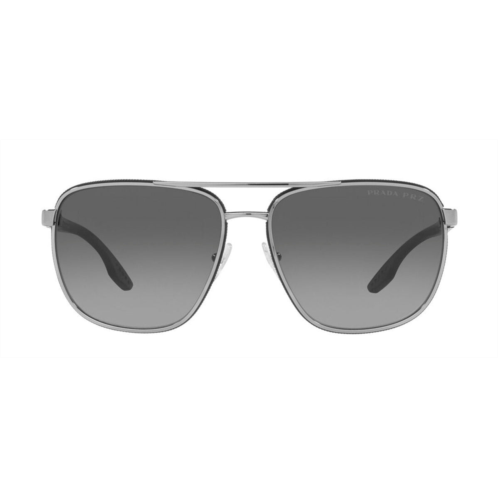 Prada Linea Rossa ps 50ys 5av06g navigator polarized sunglasses