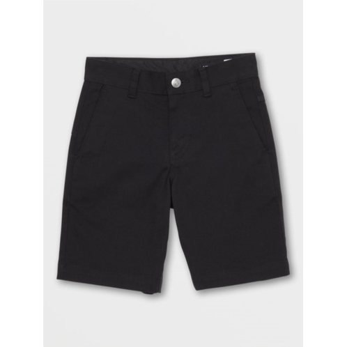 Volcom big boys vmonty stretch shorts - black