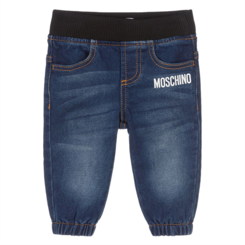 Moschino denim logo pants