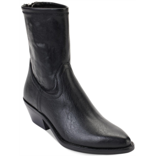 DKNY raelani womens faux leather pointed toe ankle boots