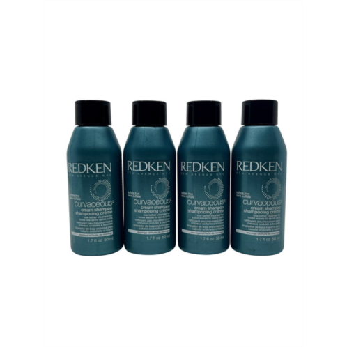 Redken curvaceous cream shampoo loose waves & spirals 1.7 oz set of 4