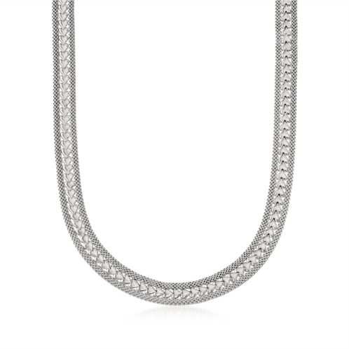 Ross-Simons italian sterling silver heart necklace
