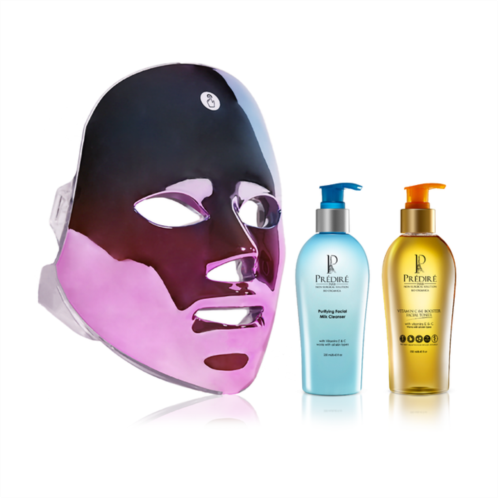 Predire Paris 8 element pro multi-treatment wireless led mask w/ essential skincare set