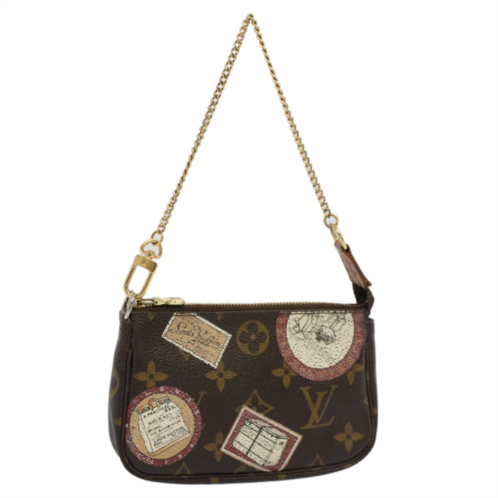 Louis Vuitton pochette accessoire canvas clutch bag (pre-owned)